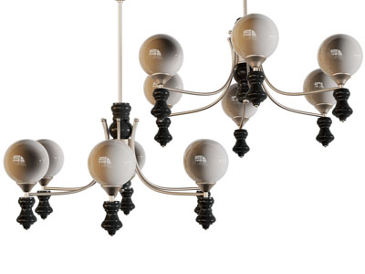 现代球灯罩吊灯