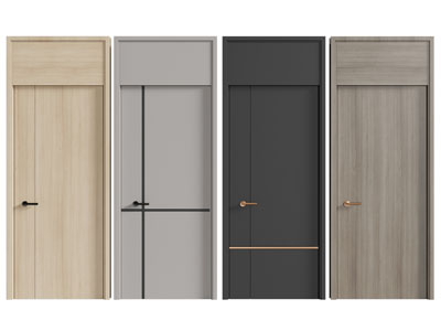 现代实木平开门