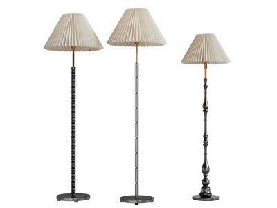 现代折扇灯罩落地灯