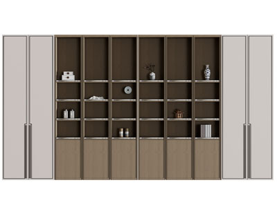 新中式实木装饰柜