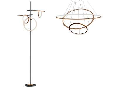 现代轻奢落地灯 吊灯