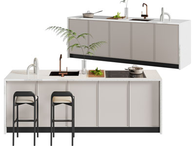 现代水吧台吧椅