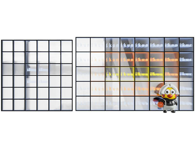 现代深渊镜隔断3d模型 现代深渊镜隔断