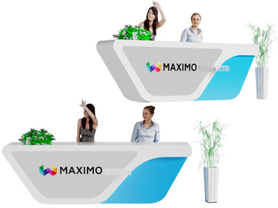 现代前台接待台