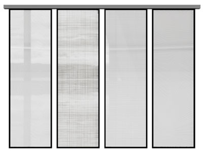 现代玻璃隔断3d模型 现代玻璃隔断