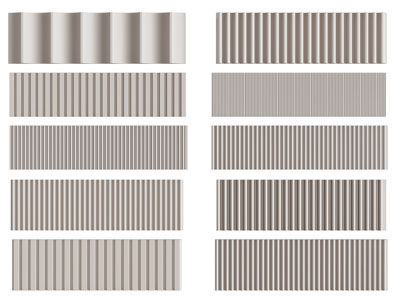 现代护墙板、吸音板、格栅板、长城板、波浪板、装饰板