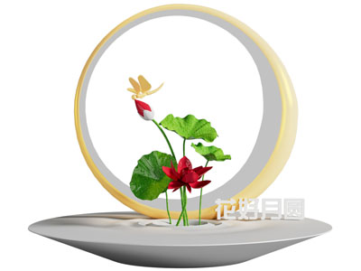 新中式景观园艺小品