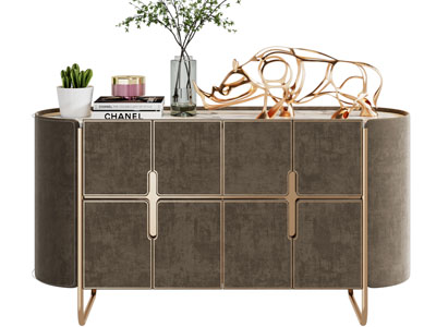 现代轻奢玄关柜、边柜