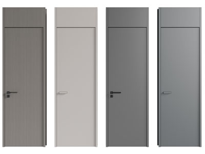 现代单扇平开门