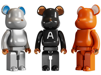 现代暴力熊雕塑雕刻摆件3d模型 现代暴力熊雕塑雕刻摆件