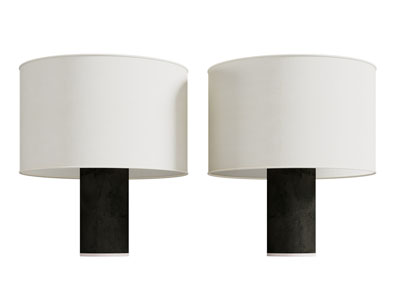 现代柱形灯罩台灯