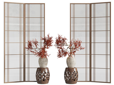新中式屏风