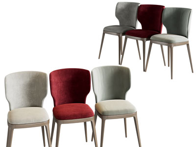 现代实木支架的休闲椅子、餐椅