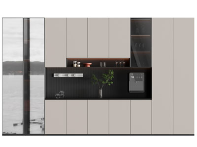 现代装饰酒柜3d模型 现代装饰酒柜