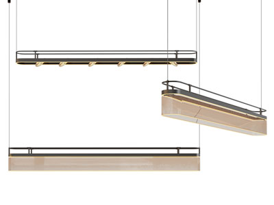 现代椭圆形吊灯