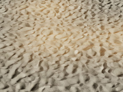 现代沙滩、沙粒