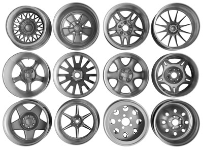 现代汽车轮毂、汽车配件