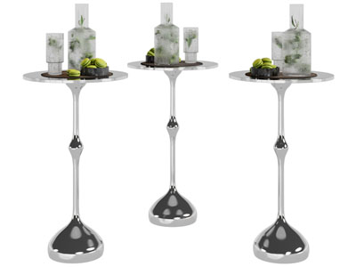 现代边几角几 茶具杯子