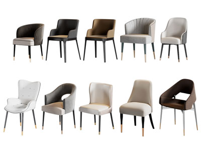 现代休闲椅子、餐椅