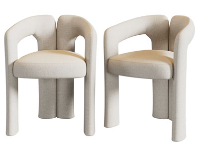 侘寂风休闲椅子