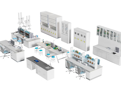 现代实验桌椅组合、实验设备、实验柜3d模型 现代实验桌椅组合、实验设备、实验柜