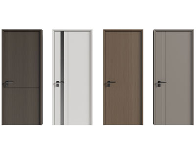 现代单扇平开门