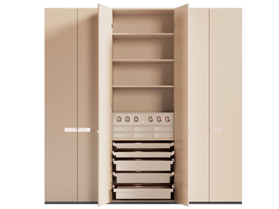 现代衣柜3d模型 现代衣柜