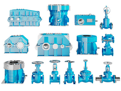 现代阀门、数控机床工业设备3d模型 现代阀门、数控机床工业设备