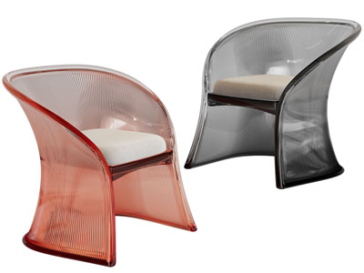 现代彩色亚克力休闲椅子