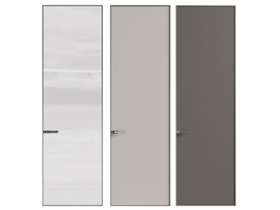 现代玻璃平开门