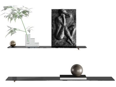 现代浮雕装饰画 花瓶摆件组合