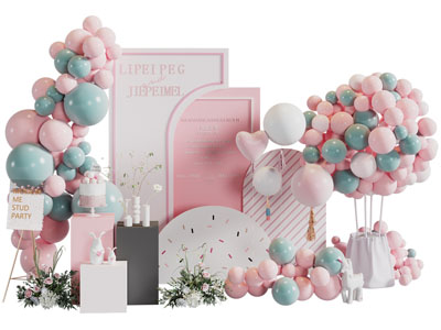 现代气球美陈 户外装置