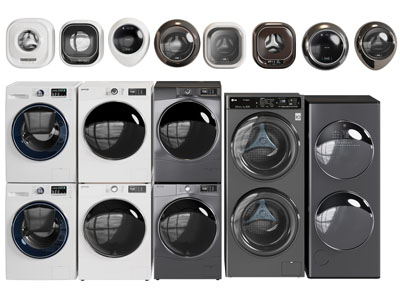 现代滚筒洗衣机、迷你、烘洗一体机3d模型 现代滚筒洗衣机、迷你、烘洗一体机