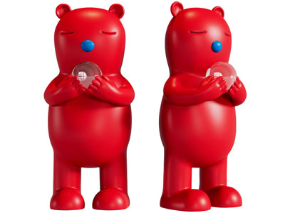 现代小熊雕塑雕刻摆件3d模型 现代小熊雕塑雕刻摆件