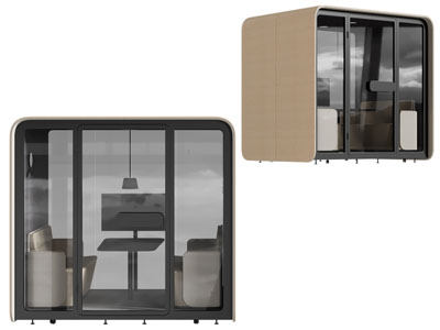 现代卡座小包间、会议间、洽谈间3d模型 现代卡座小包间、会议间、洽谈间