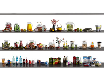 现代饮料、茶具杯子