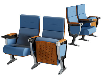 现代影院排椅、公共椅子