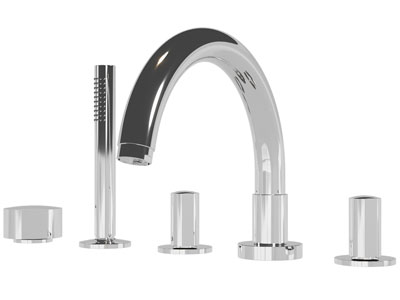 现代不锈钢水龙头3d模型 现代不锈钢水龙头