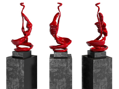 现代工艺品雕塑雕刻摆件3d模型 现代工艺品雕塑雕刻摆件