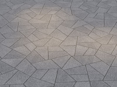 现代拼接石材地面 室外地面