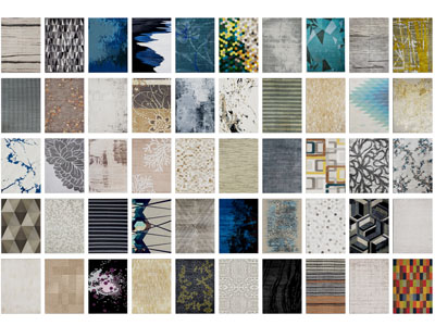 现代长方形地毯3d模型 现代长方形地毯