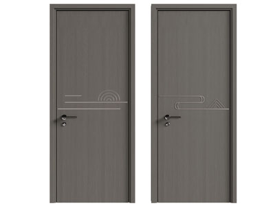 新中式实木门 单扇平开门