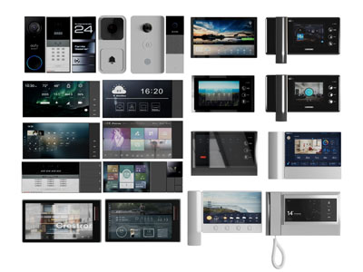 现代可视电话、可视门铃开关面板3d模型 现代可视电话、可视门铃开关面板