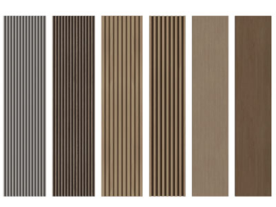 现代实木吸音板 护墙板 背景墙3d模型 现代实木吸音板 护墙板 背景墙