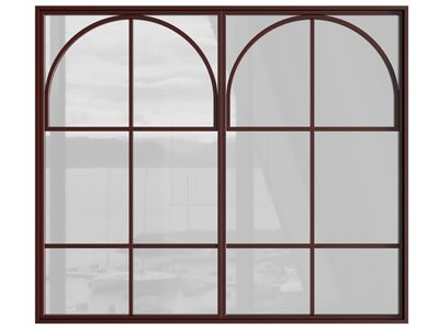 法式玻璃推拉窗户