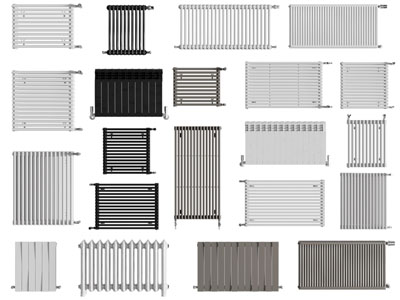 现代暖气片 暖气管3d模型 现代暖气片 暖气管