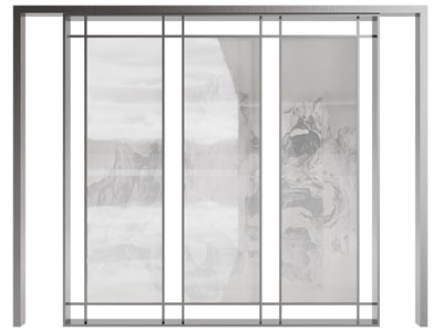 新中式隔断3d模型 新中式隔断