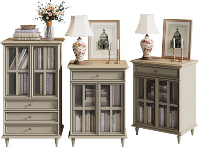 美式书柜 斗柜 矮柜 边柜