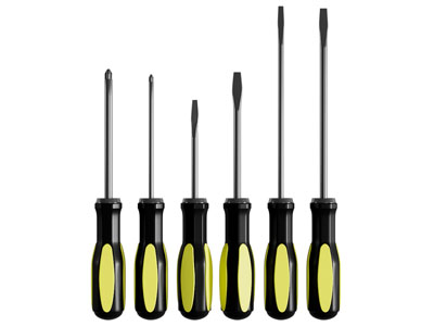 现代起子 平口 梅花螺丝刀 螺丝刀改锥3d模型 现代起子 平口 梅花螺丝刀 螺丝刀改锥