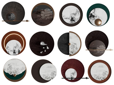 新中式墙饰挂件